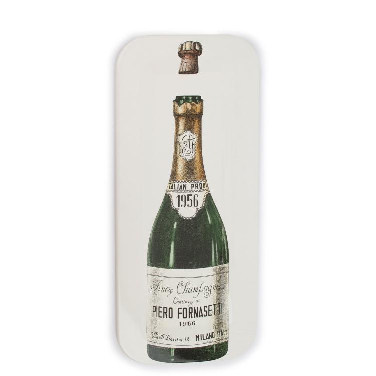 Hauptbild zu Objekt, Tablett 'Bottiglia di Champagne', 1956, Piero Fornasetti, Fornasetti, Mailand, 131A 197