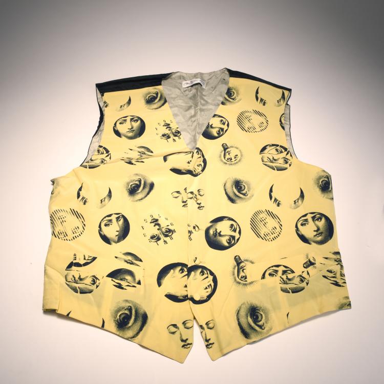 Bild 1 zu Objekt, Two vests, 'Tema e Variazioni' and 'Spighe', 1990s, Barnaba Fornasetti, Fornasetti, Mailand, 131A 214