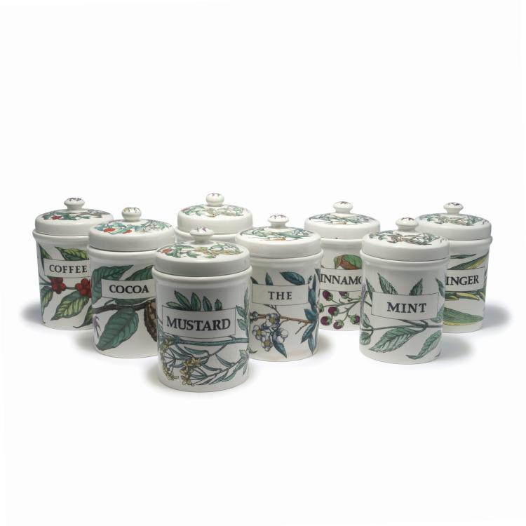 Hauptbild zu Objekt, Eight jars, 1950/60s, Piero Fornasetti, Fornasetti, Mailand, 131A 198