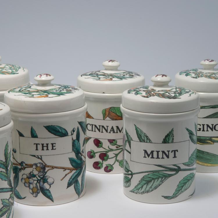 Bild 1 zu Objekt, Eight jars, 1950/60s, Piero Fornasetti, Fornasetti, Mailand, 131A 198