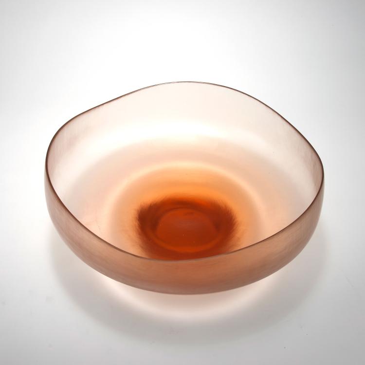 Bild 1 zu Objekt, Large 'Battuto' bowl, c1957, Tobia Scarpa, Venini & C., Murano, 131C 636