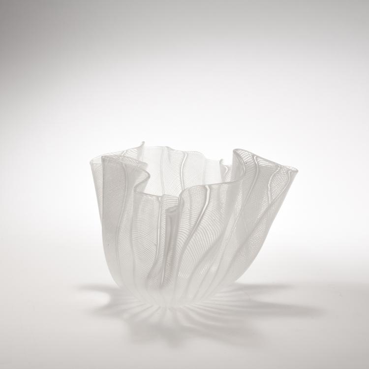 Bild 1 zu Objekt, 'Fazzoletto zanfirico' vase, c1949, Fulvio Bianconi, Venini & C., Murano, 131C 619