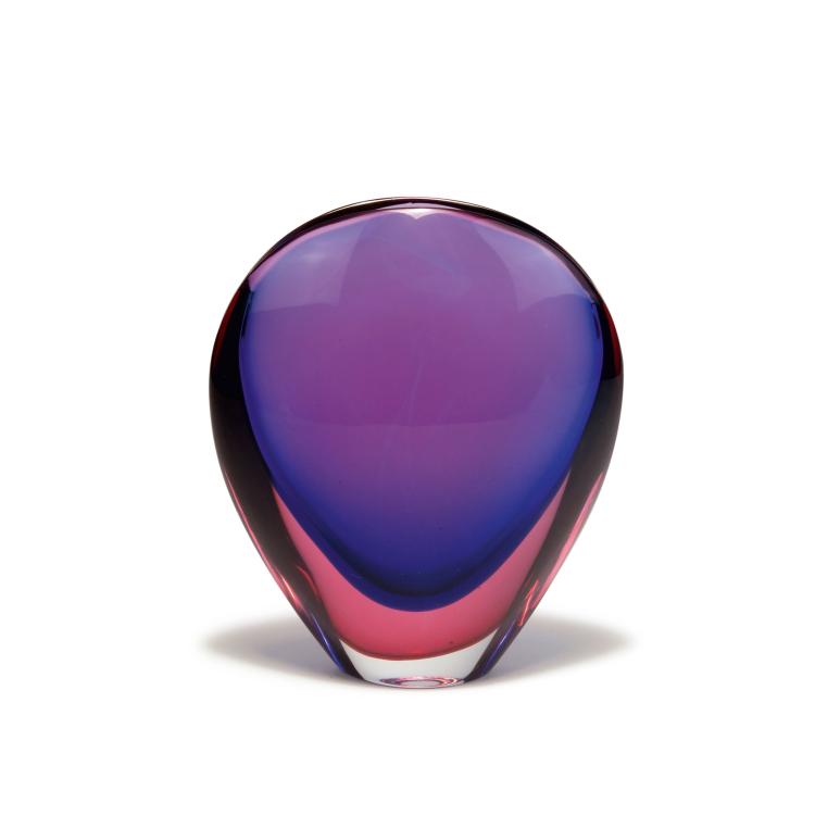 Hauptbild zu Objekt, Vase 'Valva', um 1954, Flavio Poli, Seguso Vetri d'Arte, Murano, 131C 666