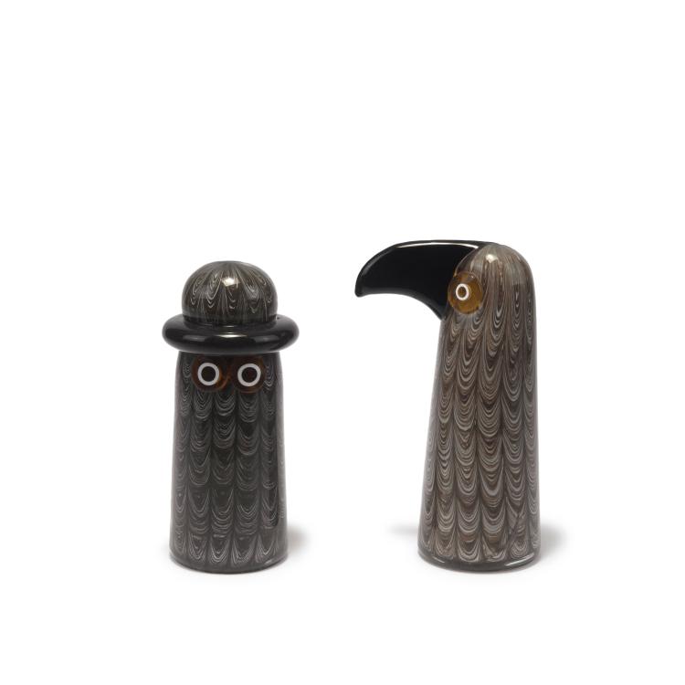 Hauptbild zu Objekt, Zwei V&ouml;gel 'Neolitico', 1954, Ercole Barovier, Barovier & Toso, Murano, 131C 656