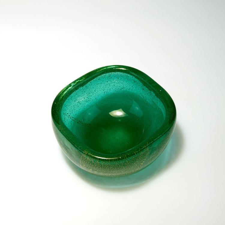 Bild 2 zu Objekt, 'Sommerso a bollicine' bowl, c1934, Carlo Scarpa, Venini & C., Murano, 131C 600
