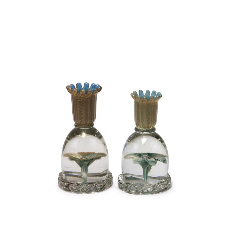 Hauptbild zu Objekt, Two candlesticks, c1950, Paolo Venini, Venini & C., Murano, 131C 624