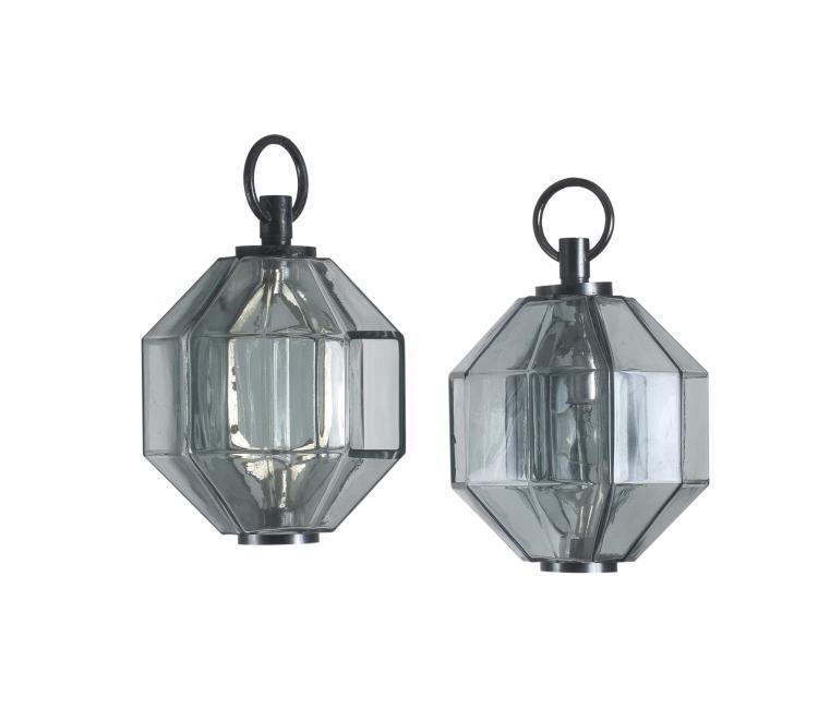 Hauptbild zu Objekt, Two ceiling lights, c1958, Vetreria Vistosi, Murano, 131A 90