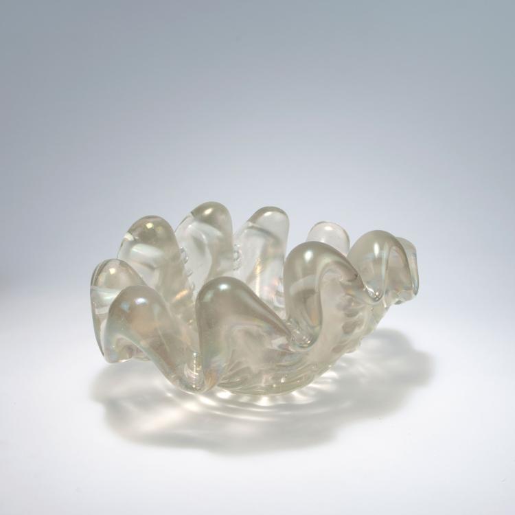 Bild 1 zu Objekt, 'A grosse costolature' bowl, 1942, Ercole Barovier, Barovier & Toso, Murano, 131C 652