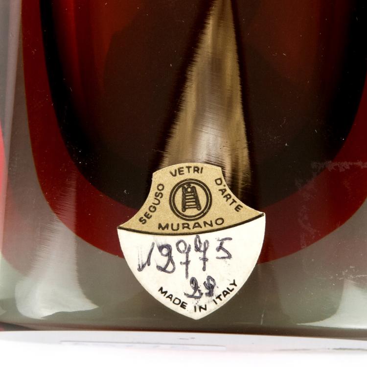 Bild 2 zu Objekt, 'Sommerso' vase, 1961, Flavio Poli, Seguso Vetri d'Arte, Murano, 131C 670