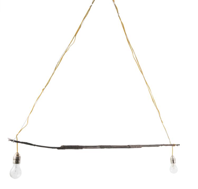 Hauptbild zu Objekt, 'Haus Lange' ceiling light from the Meta-Memphis collection, 1991, Franz West, Meta-Memphis, Mailand, 131B 582