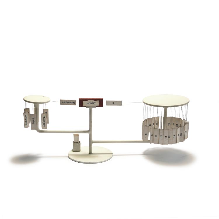 Hauptbild zu Objekt, Perpetual calendar 'Tite', 1957/58, Paolo Tilche, Arform, Mailand, 131A 146
