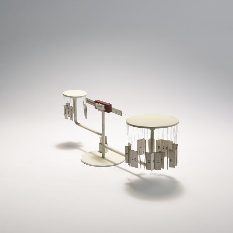 Bild 5 zu Objekt, Perpetual calendar 'Tite', 1957/58, Paolo Tilche, Arform, Mailand, 131A 146