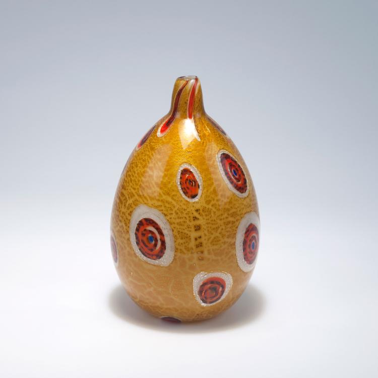 Bild 1 zu Objekt, 'A reazione policroma' vase, c1952, Giulio Radi, A.Ve.M., Murano, 131C 686