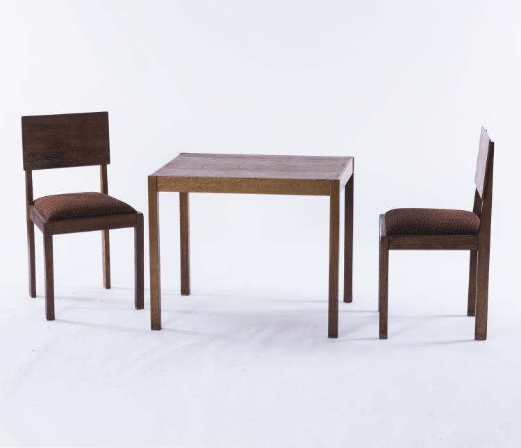 Bild 2 zu Objekt, Table and two chairs, 1920/30s, Bas van Pelt, My Home, Den Haag, 131B 248