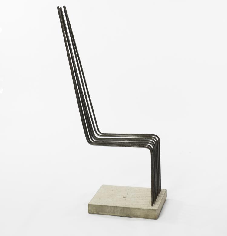 Bild 1 zu Objekt, 'Solid' chair, 1993, Heinz H. Landes, Landes, Heinz H., 131B 585