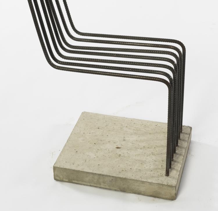 Bild 5 zu Objekt, 'Solid' chair, 1993, Heinz H. Landes, Landes, Heinz H., 131B 585