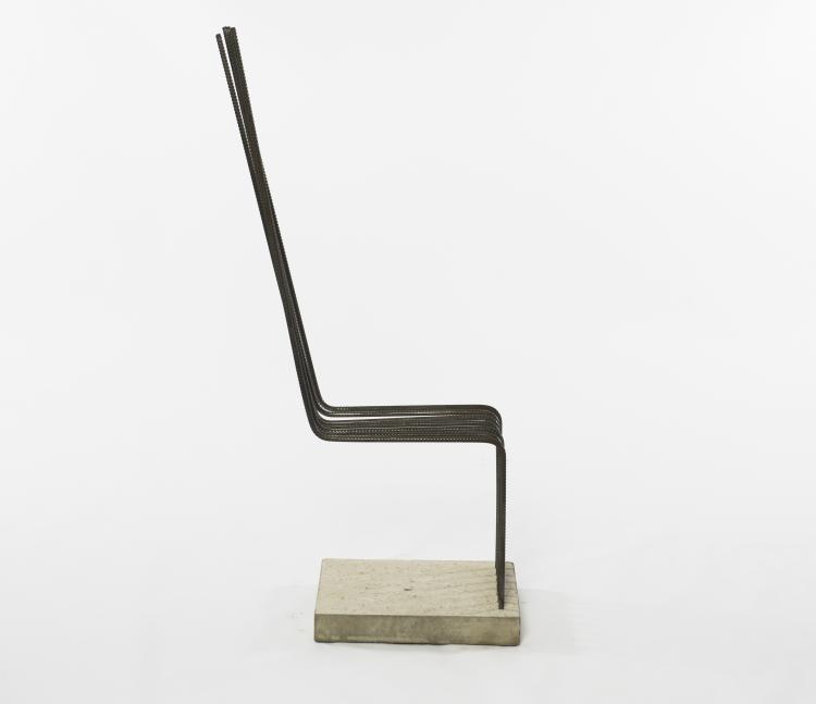 Bild 7 zu Objekt, 'Solid' chair, 1993, Heinz H. Landes, Landes, Heinz H., 131B 585
