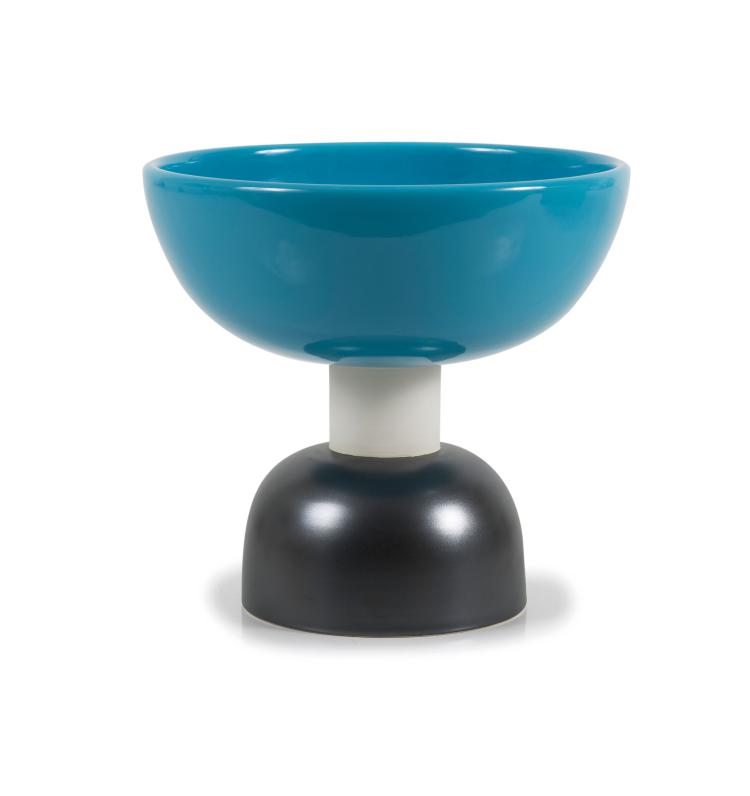 Hauptbild zu Objekt, 'Alzata Grande' - '543' centre piece, 1958, Ettore Sottsass, Bitossi, Montelupo, 131A 22