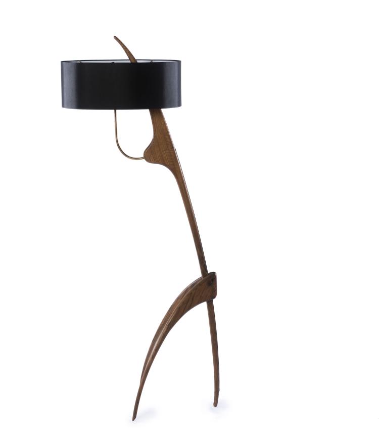 Hauptbild zu Objekt, Floor lamp, 1950s, Rispal, Paris, 131B 372