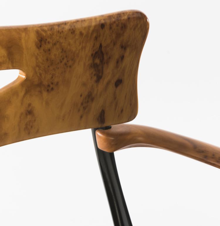 Bild 5 zu Objekt, Six chairs, 1980s, Luigi Origlia, Sedia Coro, Italien, 131A 236