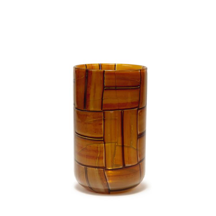 Hauptbild zu Objekt, 'Tessere ambra' vase, 1957, Ercole Barovier, Barovier & Toso, Murano, 131C 658
