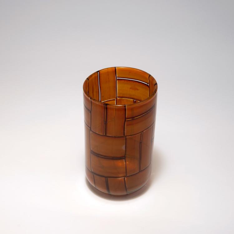 Bild 2 zu Objekt, 'Tessere ambra' vase, 1957, Ercole Barovier, Barovier & Toso, Murano, 131C 658