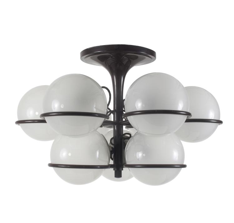 Hauptbild zu Objekt, Ceiling light '2042/9', 1963, Gino Sarfatti, Arteluce, Mailand, 131A 161