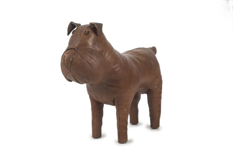 Hauptbild zu Objekt, 'Boxer' foot stool, 1960/70s, Dimitri Omersa, Omersa & Co., Lincolnshire; Vertrieb: Abercrombie & Fitch, USA ; Svenskt Tenn, Stockholm, 131B 477