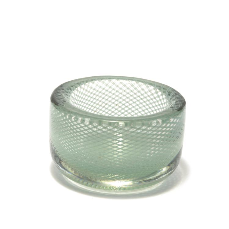Hauptbild zu Objekt, Schale 'A reticello', um 1936, Carlo Scarpa, Venini & C., Murano, 131C 604