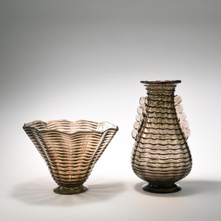 Bild 3 zu Objekt, 'Avventurina' vase, 1936, Ercole Barovier, Ferro Toso Barovier, Murano, 131C 648