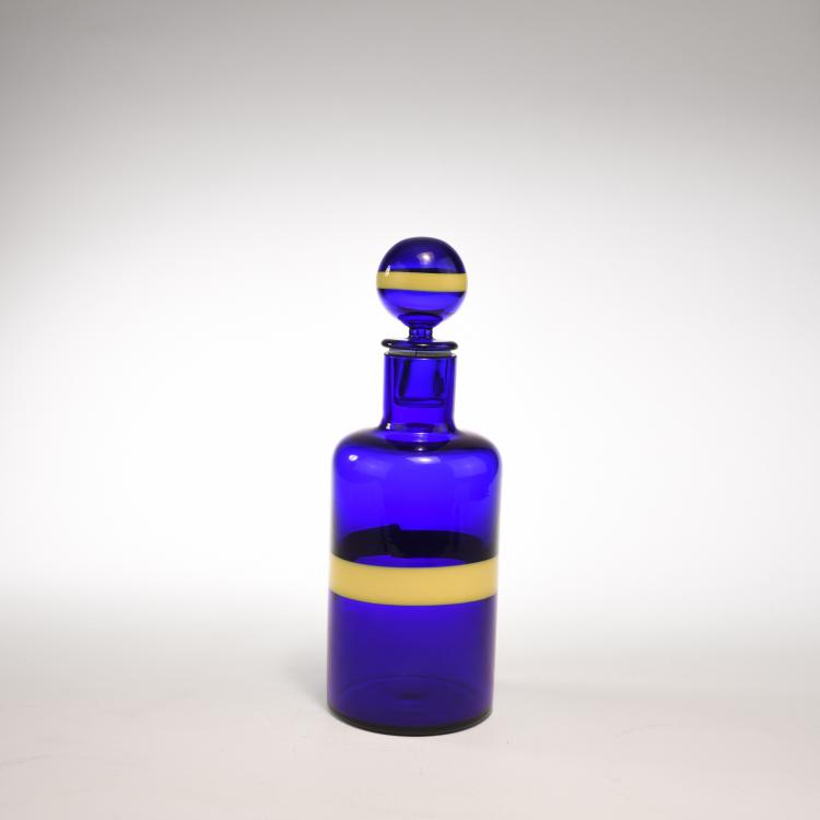 Bild 1 zu Objekt, 'A fasce orizzontale' bottle, c1953, Fulvio Bianconi, Venini & C., Murano, 131C 631