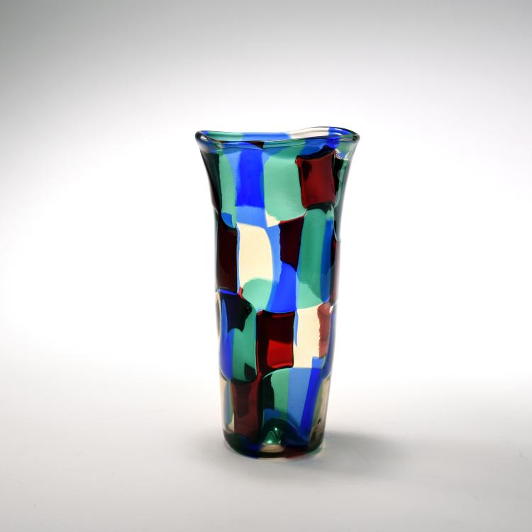 Bild 1 zu Objekt, Vase 'Pezzato', um 1951, Fulvio Bianconi, Venini & C., Murano, 131C 627