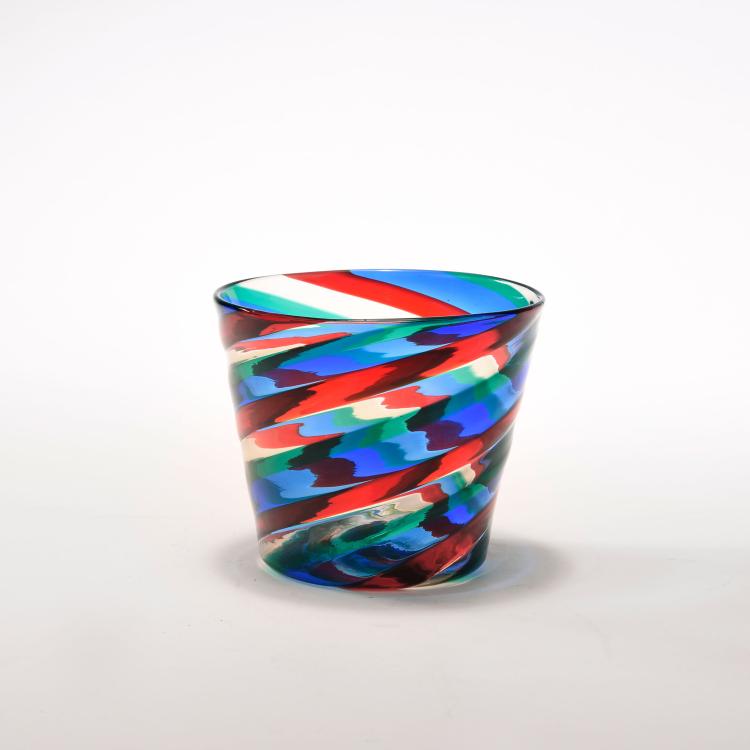 Bild 1 zu Objekt, 'A spirale' vase, c1951, Fulvio Bianconi, Venini & C., Murano, 131C 628