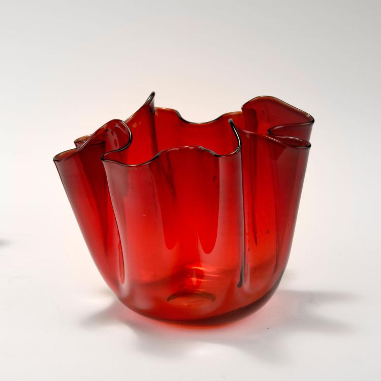Bild 1 zu Objekt, Three 'Fazzoletto' vases, c1949, Fulvio Bianconi, Venini & C., Murano, 131C 620