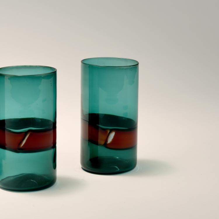 Bild 1 zu Objekt, Five 'A fasce' tumblers, 1958-60, Fulvio Bianconi, Venini & C., Murano, 131C 639