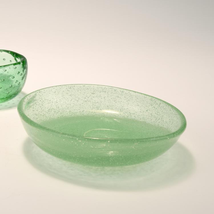 Bild 1 zu Objekt, Three 'A bollicine' and 'A bolle' bowl, 1932-36, Carlo Scarpa, Venini & C., Murano, 131C 594