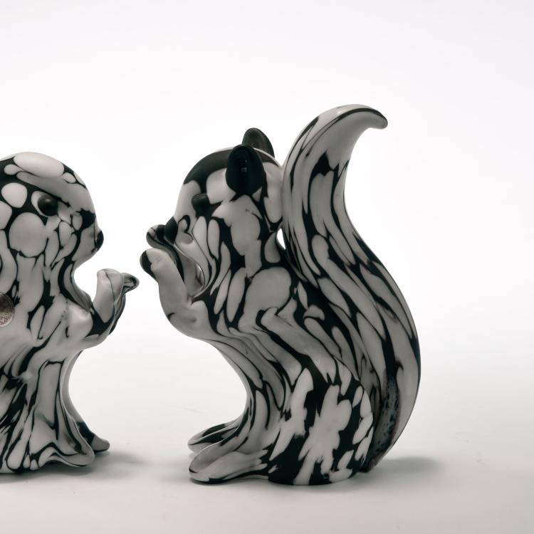 Bild 1 zu Objekt, Rabbit and squirrel, 1960s, Seguso, Archimede, Murano, 131C 679