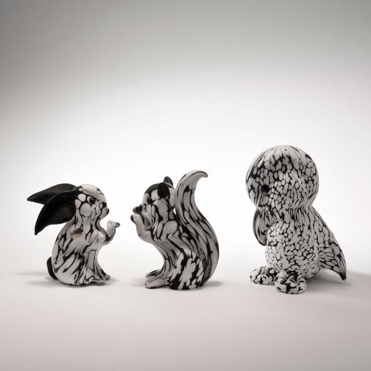 Bild 4 zu Objekt, Rabbit and squirrel, 1960s, Seguso, Archimede, Murano, 131C 679