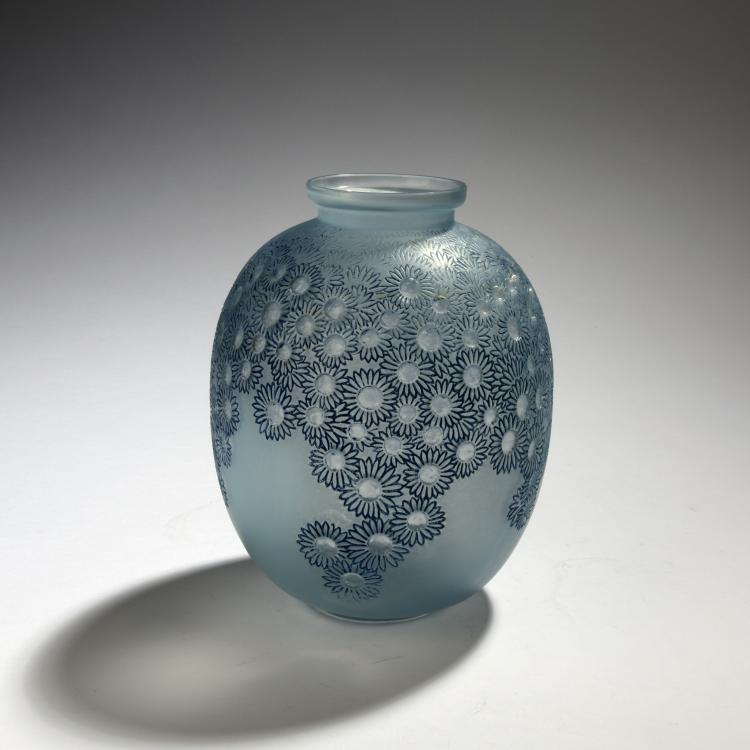 Bild 1 zu Objekt, 'Marguerites' vase, 1923, Lalique, Ren&eacute;, Wingen-sur-Moder, 132B 394