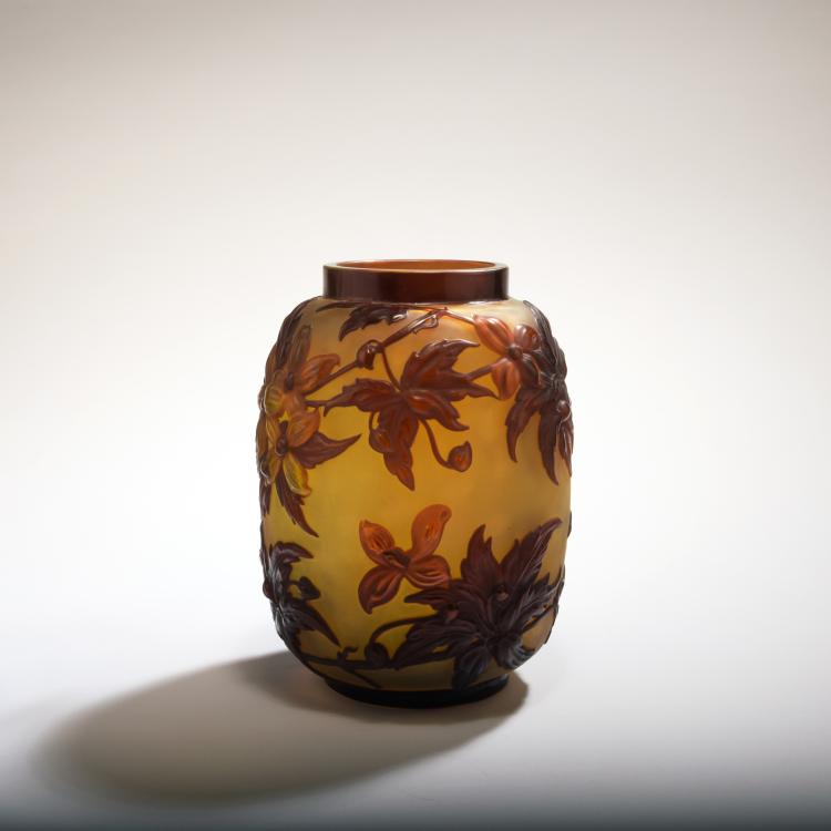 Bild 1 zu Objekt, Souffl&eacute;-Vase 'Cl&eacute;matites', 1925er Jahre, Gall&eacute;, Emile, Nancy, 132B 380