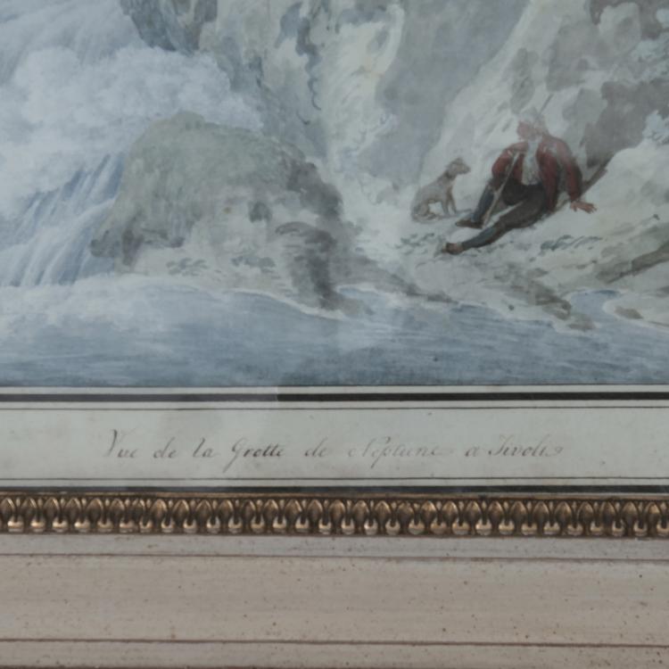 Bild 1 zu Objekt, 'Vue de la Grotte de Neptune a Tivoli', 19th century, Filippo Giuntotardi, 132A 47