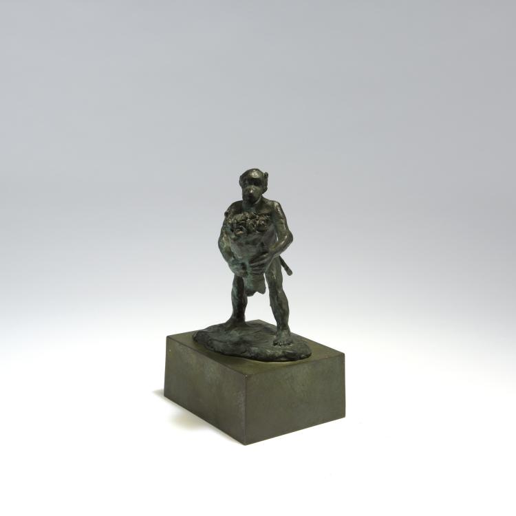 Bild 1 zu Objekt, Ohne Titel (Affe mit Rosen), 2006, J&ouml;rg Immendorff, 132A 89