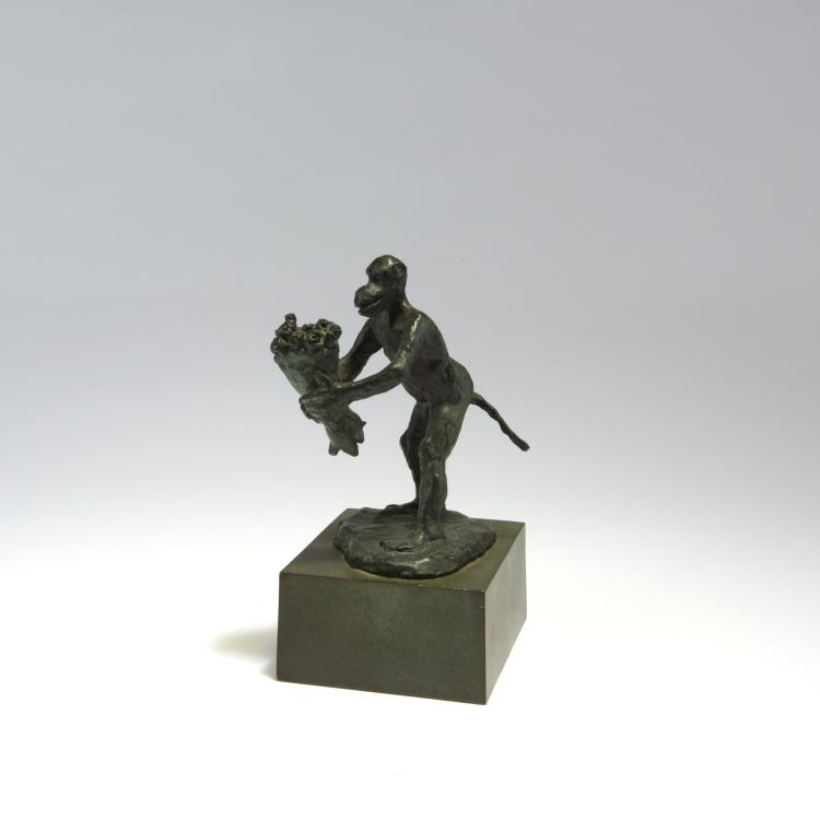 Bild 2 zu Objekt, Ohne Titel (Affe mit Rosen), 2006, J&ouml;rg Immendorff, 132A 89