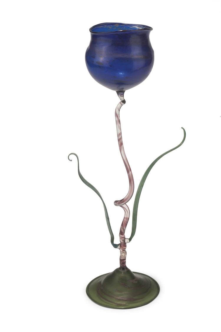 Hauptbild zu Objekt, Bl&uuml;tenpokal, um 1898, Koepping, Karl, Berlin, 132B 536