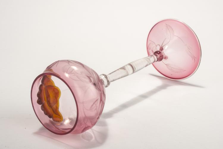 Bild 1 zu Objekt, Pokal 'Rosen', 1905, Moser, Ludwig, Karlsbad, 132B 519