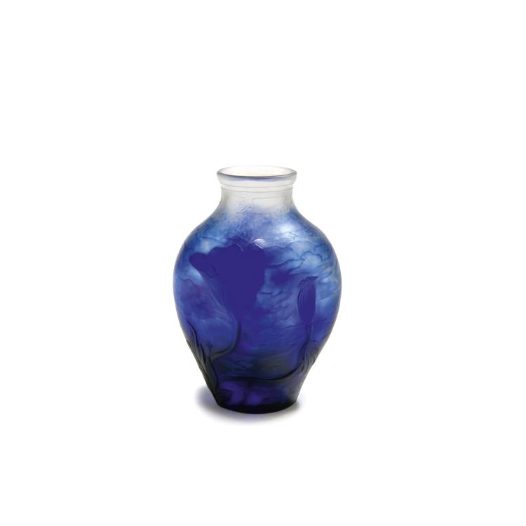 Hauptbild zu Objekt, 'La Nuit' vase, 1898-1900, Daum Fr&egrave;res, Nancy, 132B 194