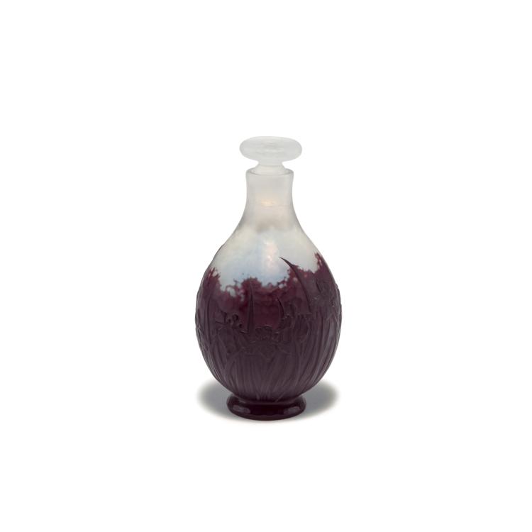 Hauptbild zu Objekt, 'Iris' flacon, c1900, Daum Fr&egrave;res, Nancy, 132B 204