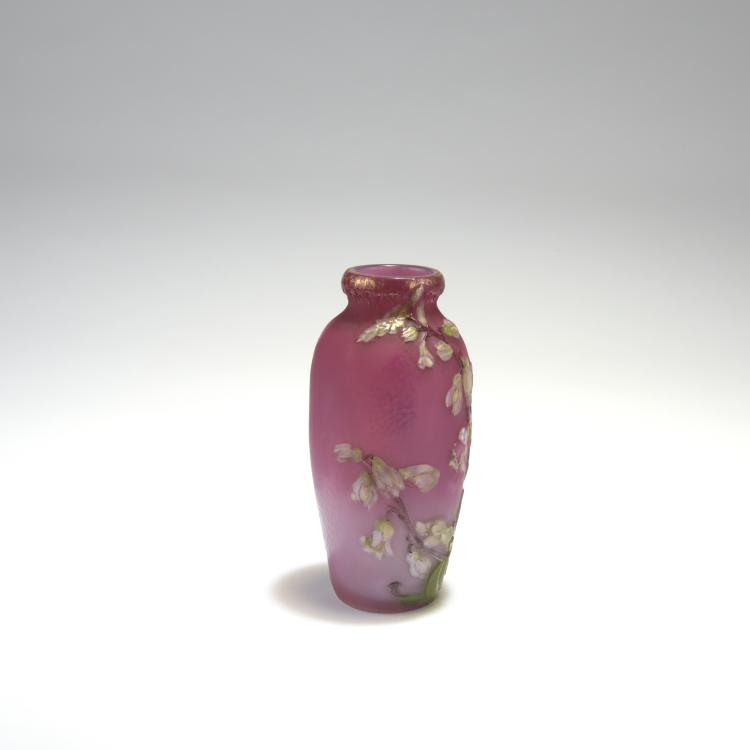 Bild 1 zu Objekt, 'Orchid&eacute;es' vase, 1895-1903 , Burgun, Schverer & Co., Meisenthal, 132B 171