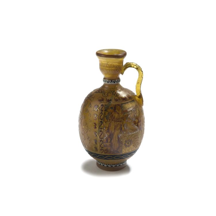 Hauptbild zu Objekt, Kanne 'Echoes of Hellas', 1895-98, Burgun, Schverer & Co., Meisenthal, 132B 172