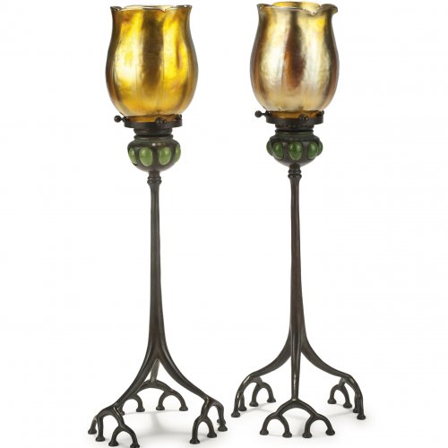 Pair of candlesticks, 1915-20